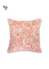 20s Cotton Cushion Cover in Block Print with Piping