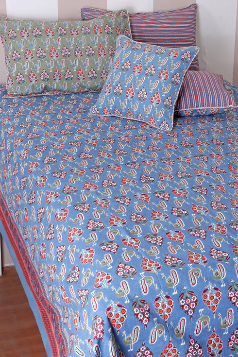 20s Cotton Cushion Cover In Graphic Print