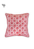 20s Cotton Cushion Cover in Block Print with Piping