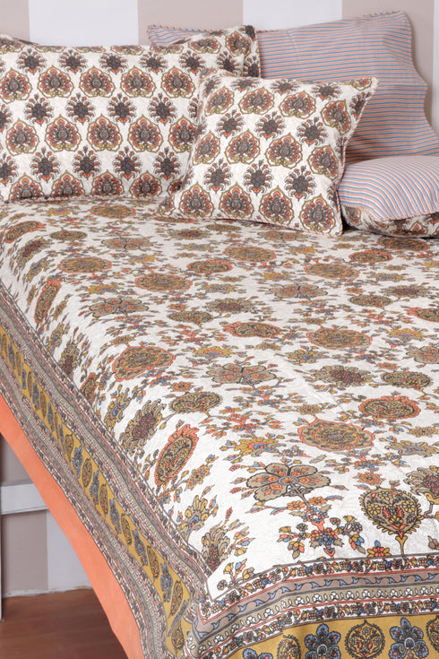 20s Cotton Cushion Cover In Floral Print