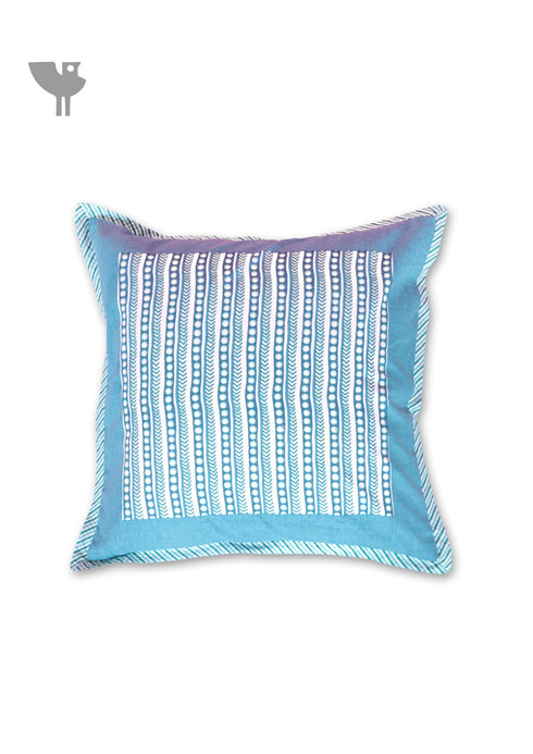 20s Cotton Cushion Cover In Foliage Print