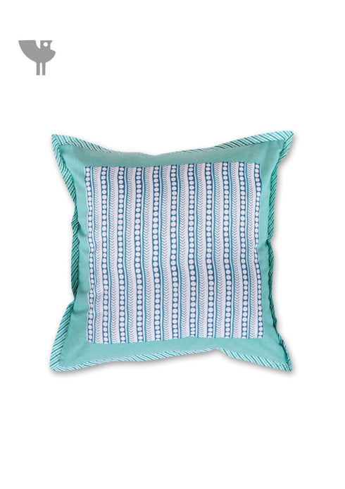 20s Cotton Cushion Cover In Foliage Print