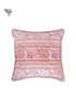 20s Cotton Cushion Cover in Floral Block Print