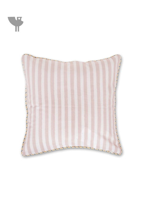 20s Cotton Cushion Cover in Floral Block Print