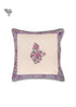 20s Cotton Cushion Cover in Floral Block Print