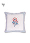 20s Cotton Cushion Cover in Floral Block Print