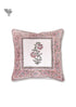 20s Cotton Cushion Cover in Floral Block Print