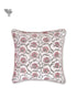 20s Cotton Cushion Cover in Floral Block Print