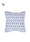 20s Cotton Cushion Cover in Block Print with Piping