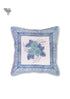 20s Cotton Cushion Cover in Floral Block Print