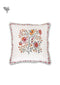 20s Cotton Cushion Cover In Floral Block Print