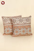 20s Cotton Cushion Cover in Floral Block Print