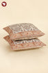 20s Cotton Cushion Cover in Floral Block Print