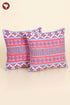 20s Cotton Cushion Cover in Geometric Block Print