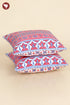 20s Cotton Cushion Cover in Geometric Block Print