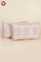 40s Cotton Pillow Cover in Floral Block Print