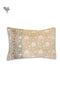 40s Cotton Pillow Cover in Block Print