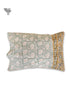 40s Cotton Pillow Cover in Block Print