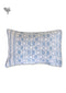 40s Cotton Pillow Cover in Block Print
