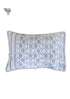 40s Cotton Pillow Cover in Block Print