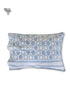40s Cotton Pillow Cover in Block Print