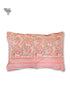 40s Cotton Pillow Cover in Block Print