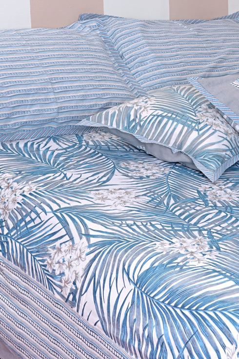 40s Cotton Pillow Cover In Striped Print