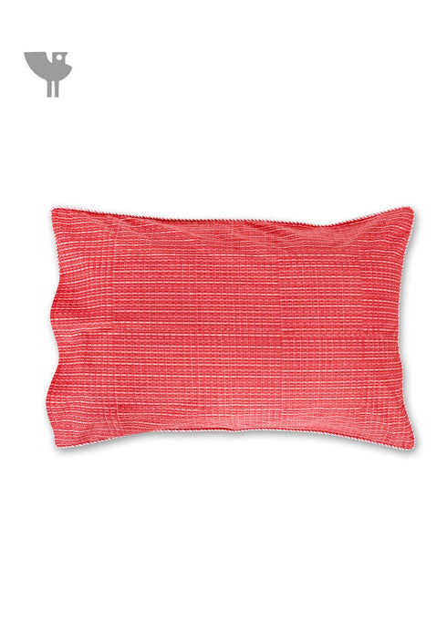 40s Cotton Pillow Cover In Striped Print