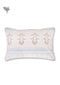 40s Cotton Pillow Cover in Block Print