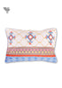 40s Cotton Pillow Cover in Block Print