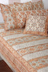 40s Cotton Pillow Cover in Floral Print