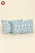 40s Cotton Pillow Cover in Block Print