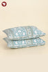 40s Cotton Pillow Cover in Block Print
