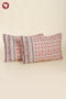 40s Cotton Pillow Cover in Floral Print