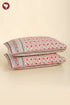 40s Cotton Pillow Cover in Floral Print