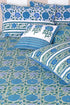 40s Cotton Pillow Cover in Floral Print