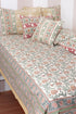 20s Cotton KING SIZE Bed Cover in Block Print