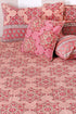 Mulmul Cotton Quilt in Floral Block Print