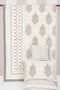 20s Cotton KING SIZE Bed Cover In Block Print