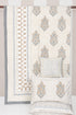 20s Cotton KING SIZE Bed Cover In Block Print