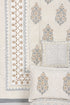 20s Cotton Bed Cover in Block Print