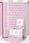 20s Cotton KING SIZE Cover in Floral Block Print