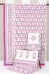 20s Cotton KING SIZE Cover in Floral Block Print
