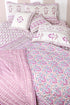 20s Cotton KING SIZE Cover in Floral Block Print