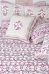 20s Cotton KING SIZE Cover in Floral Block Print
