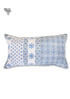 20s Cotton Lumbar Cushion Cover In Block Print