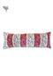 20s Cotton Lumbar Cushion Cover In Block Print