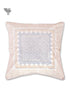 20s Cotton Cushion Cover in Block Print with Piping