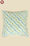 20s Cotton Cushion Cover in Floral Block Print
