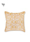 20s Cotton Cushion Cover in Block Print with Piping